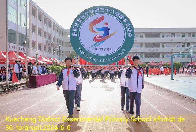 Xuecheng District Experimental Primary School afholdt de 36. forårspil